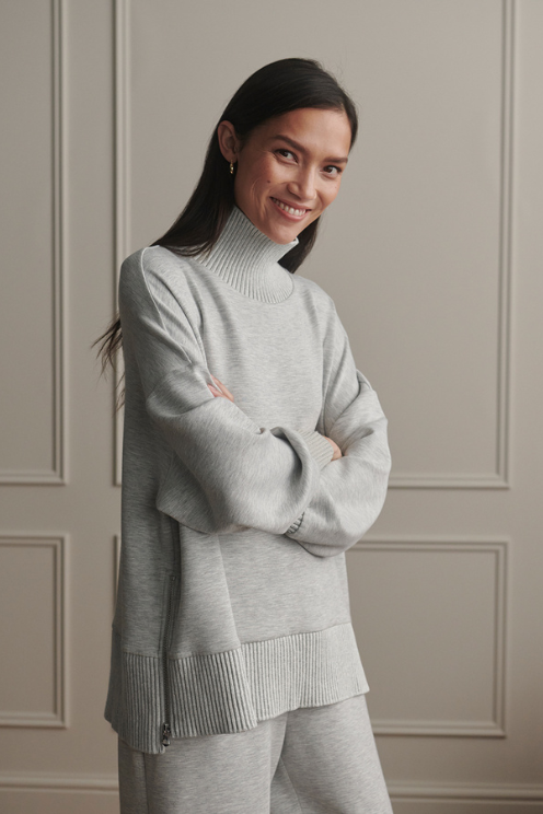 Barker High-Neck Sweat