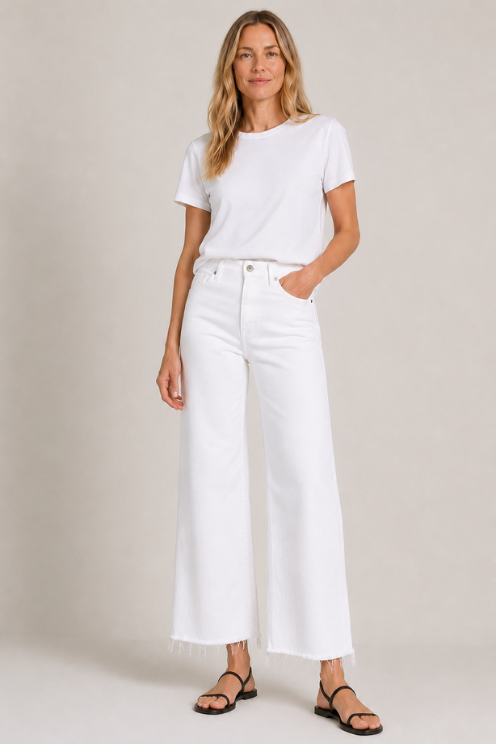 Le Slim Palazzo Crop