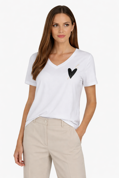 Embellished Heart T-Shirt