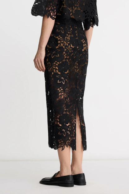 Lace Pencil Skirt