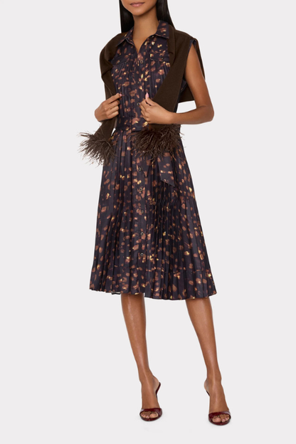 Johanna Printed Twill Dress