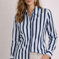 Narrow Stipe Blouse