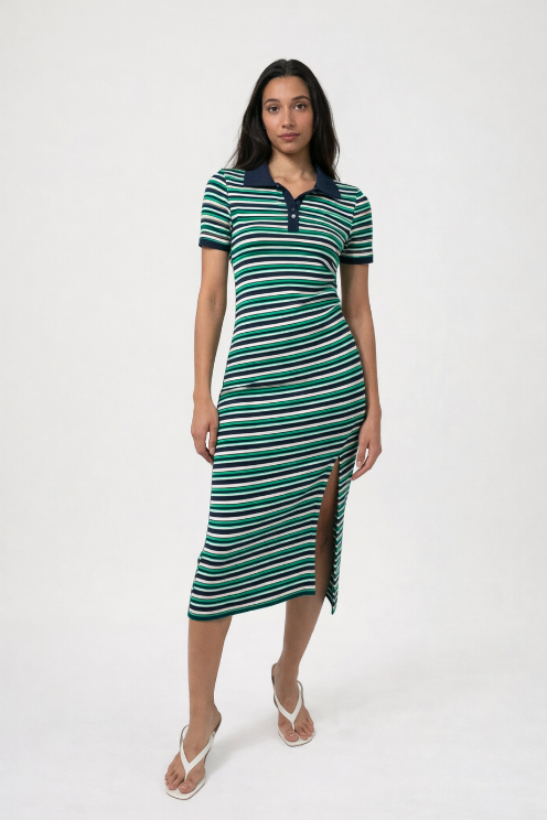Shelby Knit Polo Dress