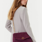Reversible Suede Leather Handbag
