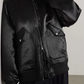 Oversized Satin Bomber Jacket