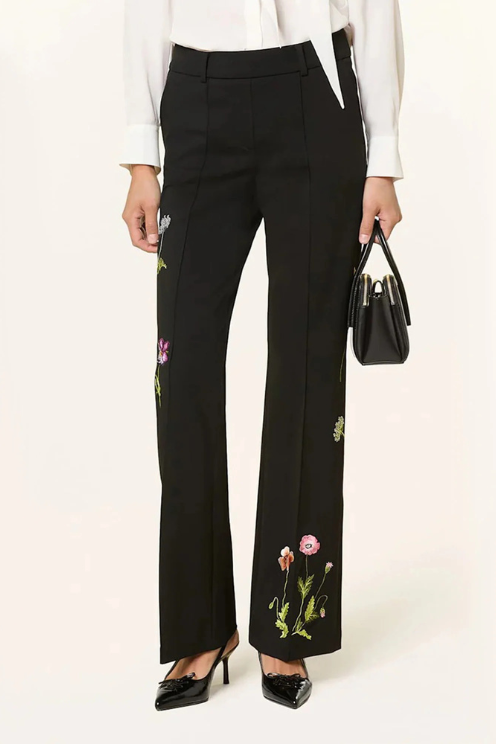 Francoise Pants with Embroidery