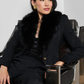 Kaisley Faux Fur Collar Blazer