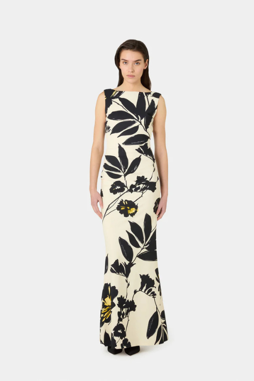 Ajour Printed Gown