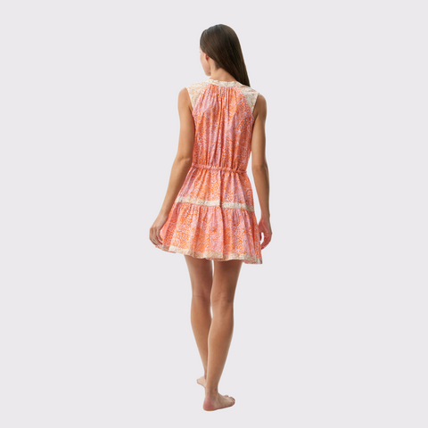 Taj Mirage Dress in Animal Orange