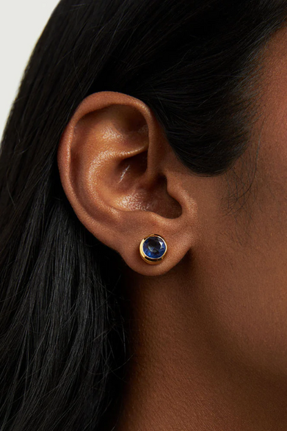 Signature Midi Studs Midnight Blue
