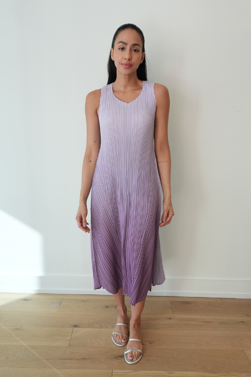 Long Estrella Dress - Foggy Lavender