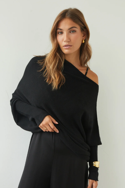 Natalie Asymmetric Sweater
