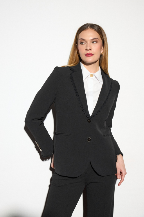 Galgo Lace Trim Blazer