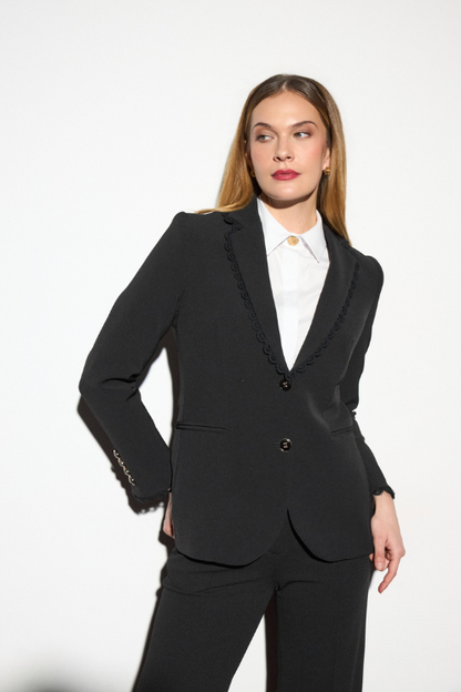 Galgo Lace Trim Blazer