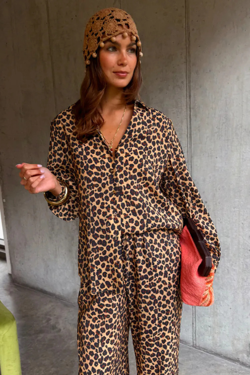 Lucia Leopard Miley Shirt