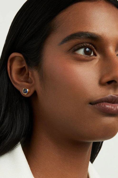 Signature Midi Studs Midnight Blue