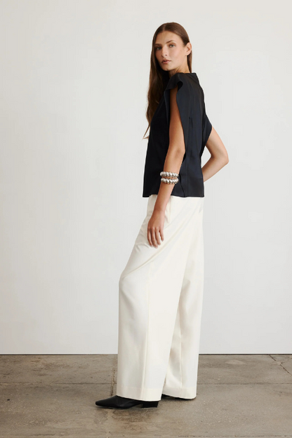 Adrien Navy Blouse