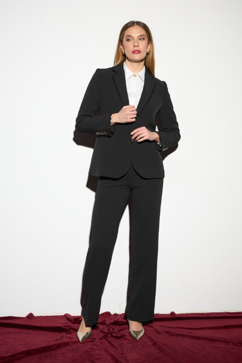 Galgo Lace Trim Blazer