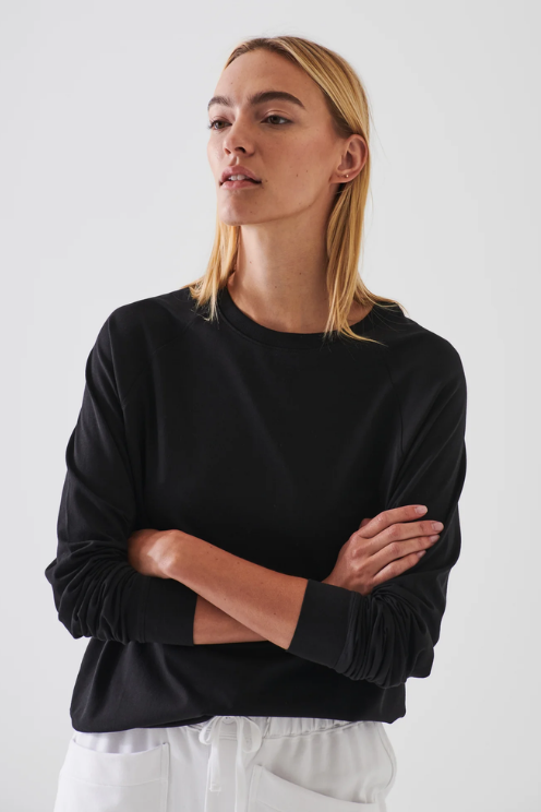 Pima Cotton Stretch Oversized Sweatshirt