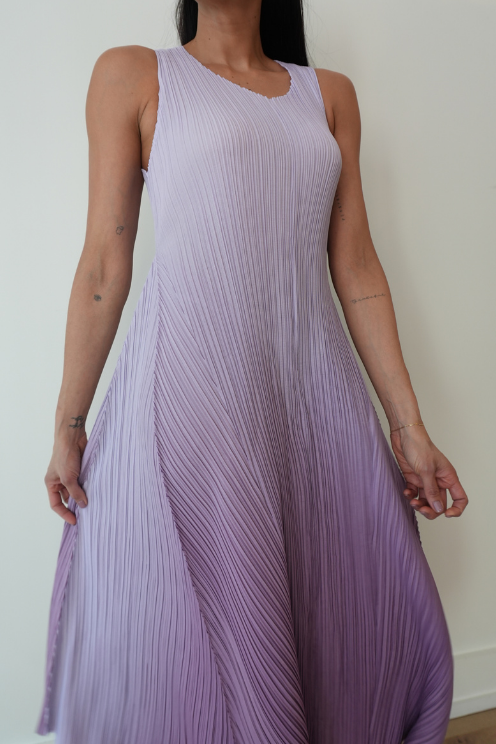 Long Estrella Dress - Foggy Lavender