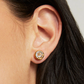 Signature Midi Studs Crystal Quartz
