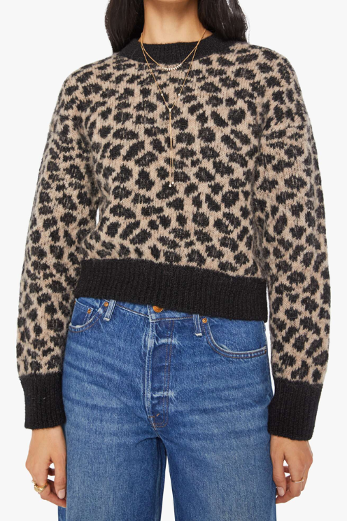 The Itsy Crop Jumper in Spotted at the Front Row
