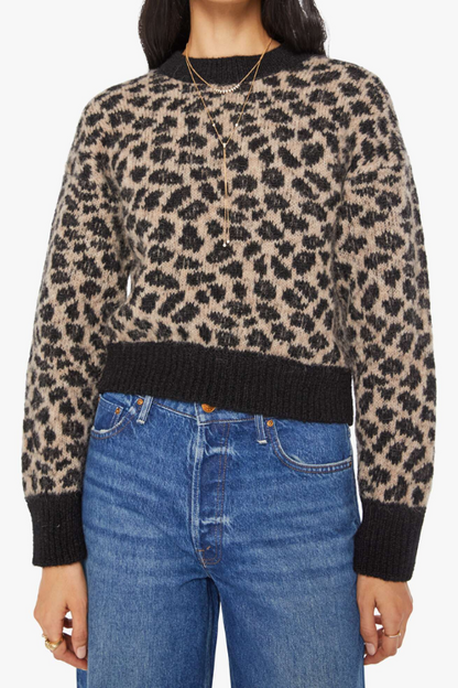 The Itsy Crop Jumper in Spotted at the Front Row