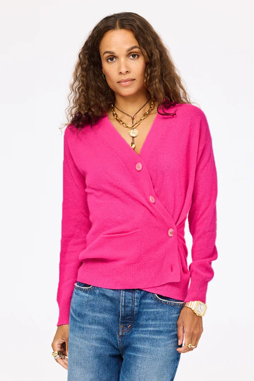 Jackie Crossover Cashmere Cardigan