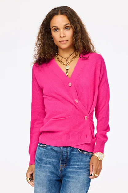 Jackie Crossover Cashmere Cardigan