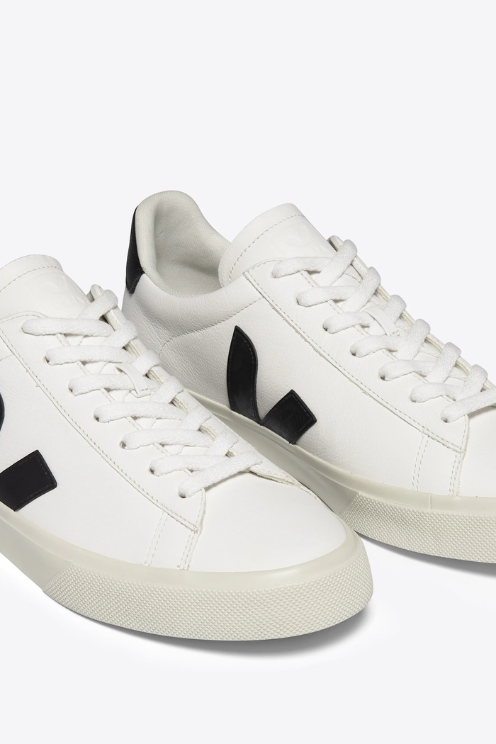 Campo Leather White Black