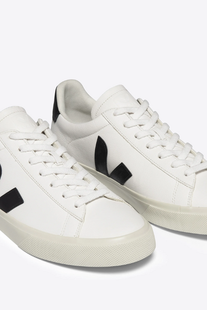 Campo Leather White Black