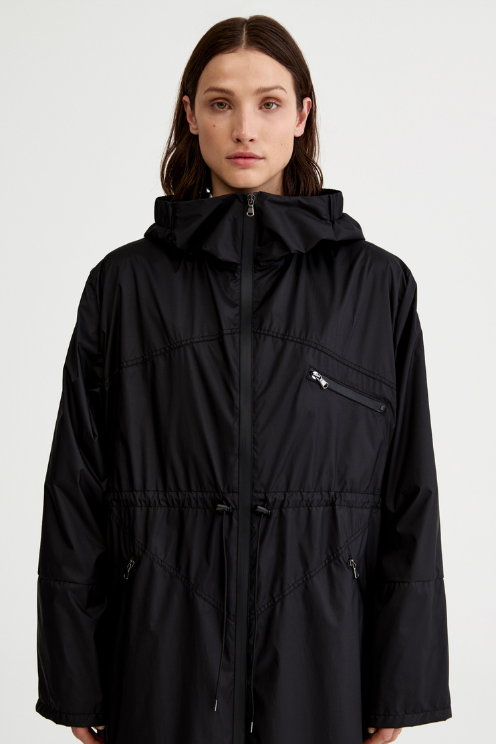 Drawstring Rain Shell