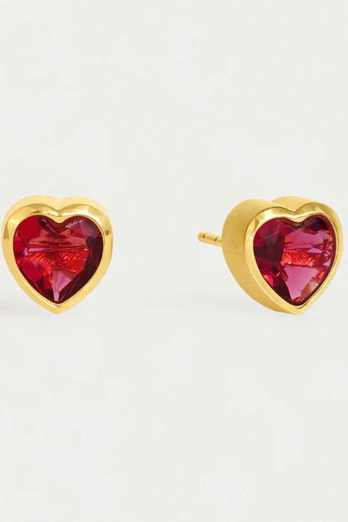 Signature Midi Heart Studs