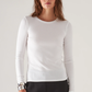 Cotton Modal Rib Crew