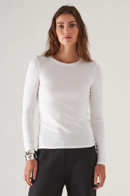 Cotton Modal Rib Crew