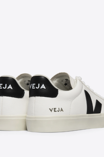 Campo Leather White Black