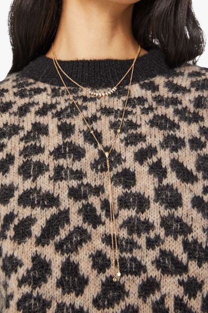 The Itsy Crop Jumper in Spotted at the Front Row