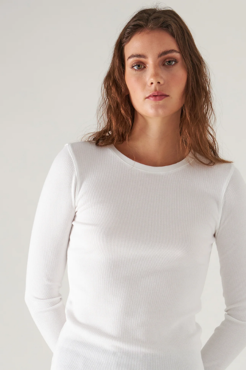 Cotton Modal Rib Crew
