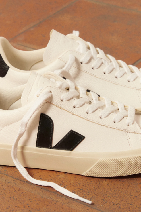 Campo Leather White Black