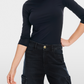 Delicate Roll-Collar Pullover