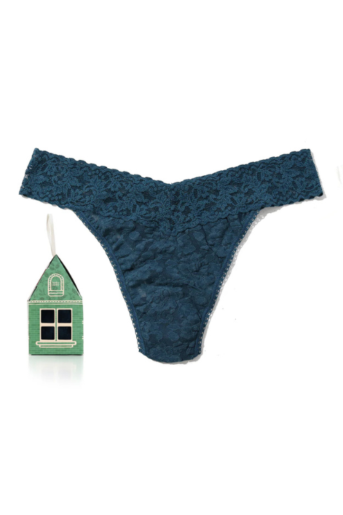 Signature Lace® Original Rise Gingerbread House Deep Waters Blue
