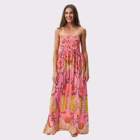 Taj Julian Dress in Yucatan Flowers