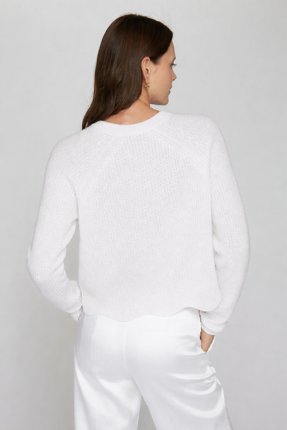 Scallop Shaker Sweater