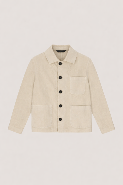 Panama Linen-Cotton Gabardine Jacket