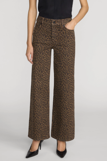 Slim Palazzo Leopard