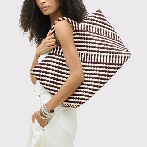 Naghedi St. Barths Large Tote Striped Raveena