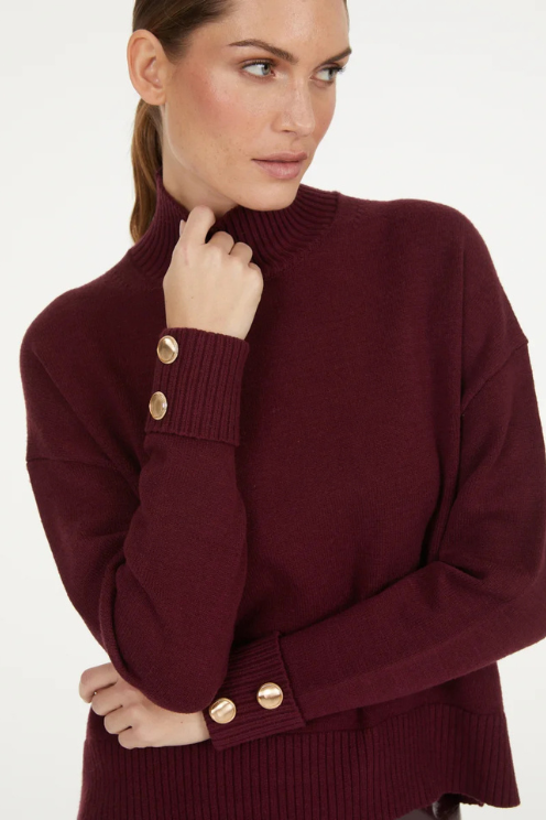 Bordeaux Turtleneck