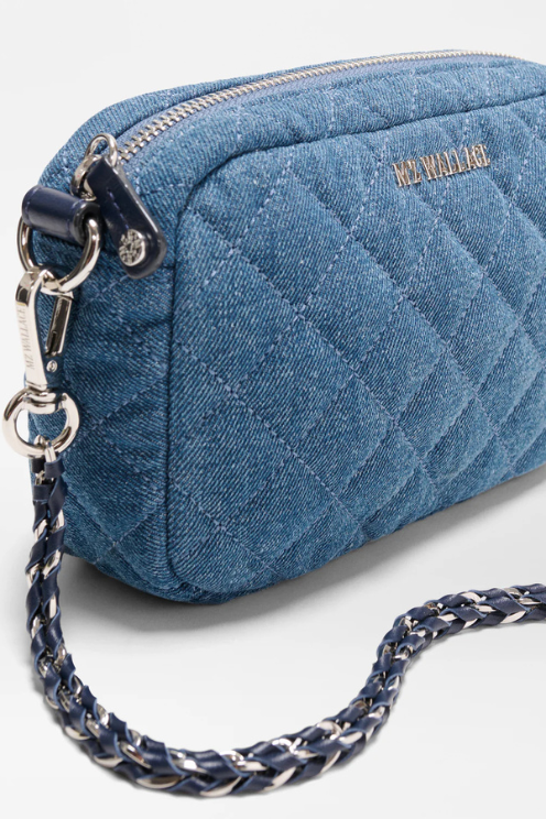 Mini Crosby Crossbody in True Blue Denim