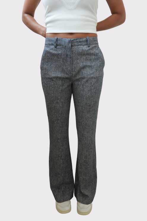 Tailored Trouser – Navy Mélange