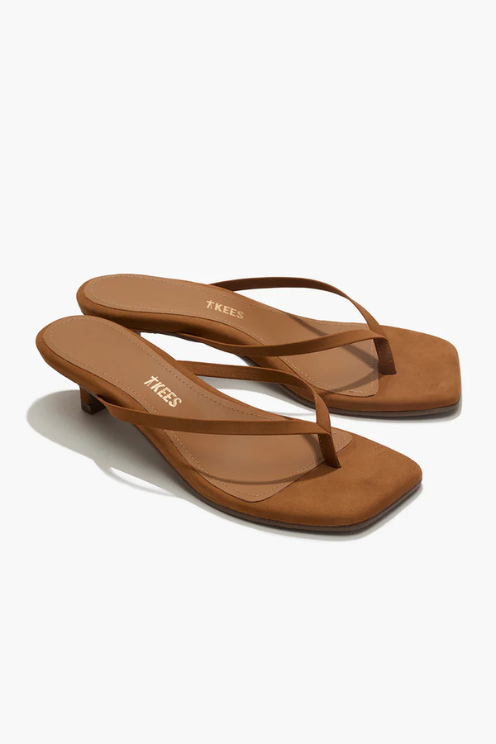 Square Toe Julia Suede Heel